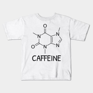 Caffeine Chemical Structure Kids T-Shirt